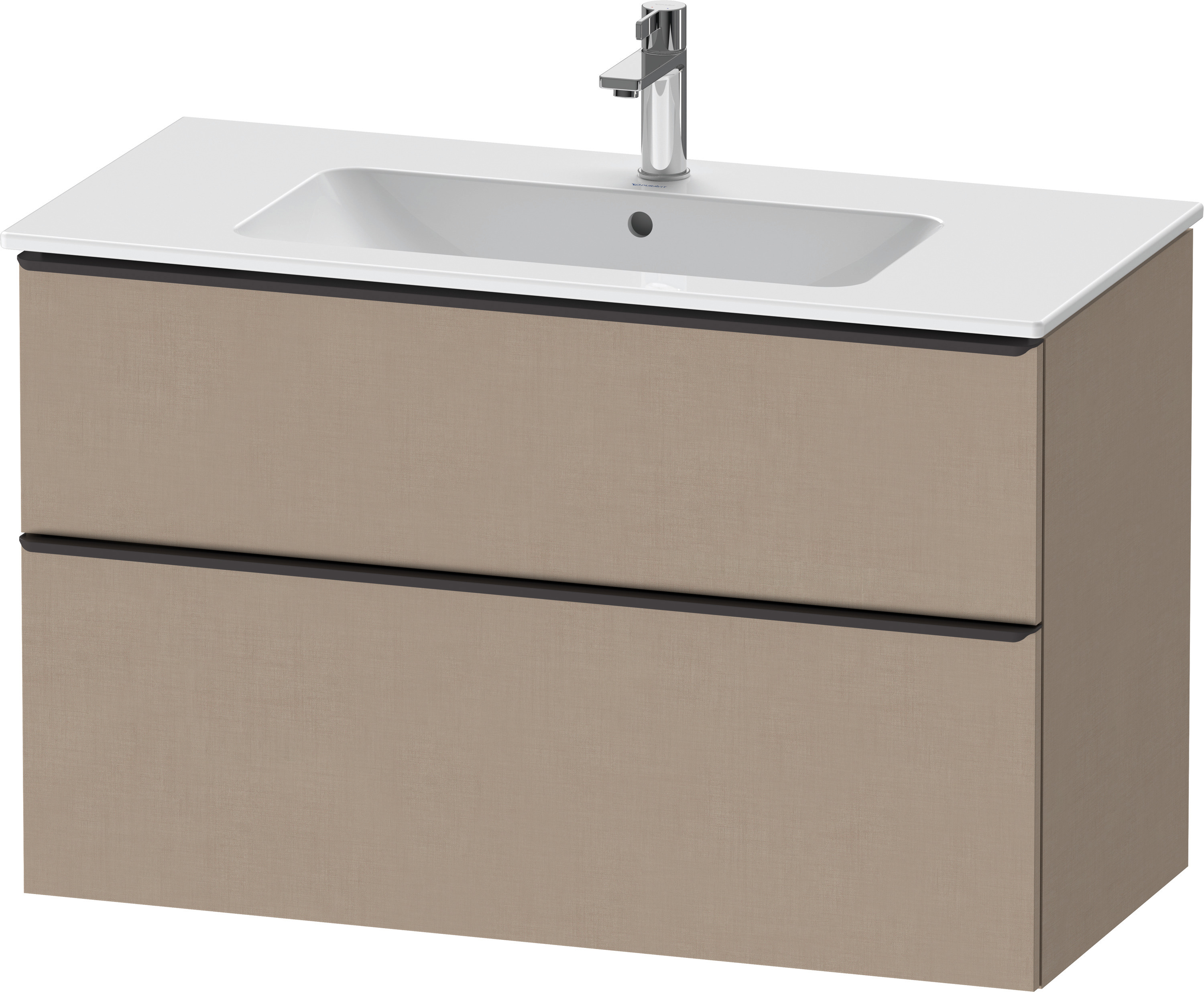Duravit D-Neo WTU,Ausz:1,Schubk:1,GR:Dia.Schw 1010x462x625mm,Wandh, Leinen Matt, Dekor