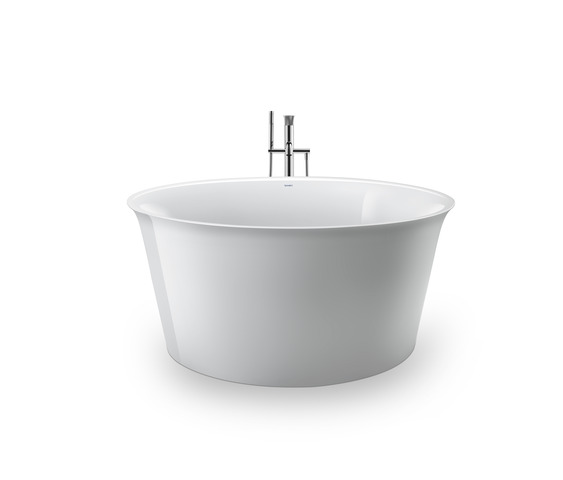 Duravit White Tulip BW Rund 1400x1400,Freist. Acryl,Nahtl.VK, Rückenschr.umlauf.,Weiß