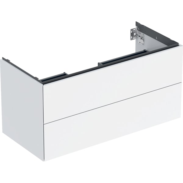 Geberit ONE Unterschrank für WT/-Platte 2 Schubl., 103,6x50,4x47cm, weiß hgl.