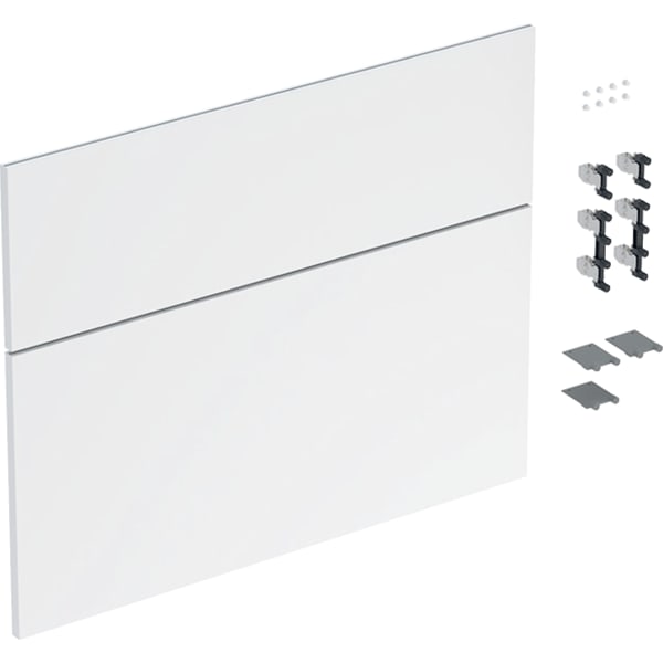 Geberit Schubladenfront Set für iCon für WT B:75cm, weiß glänzend