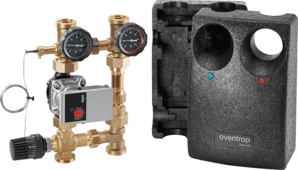 OVENTROP-Station Regumat RTA-130 TOP DN 25, Wilo PARA 25-130/6-43/SC-3