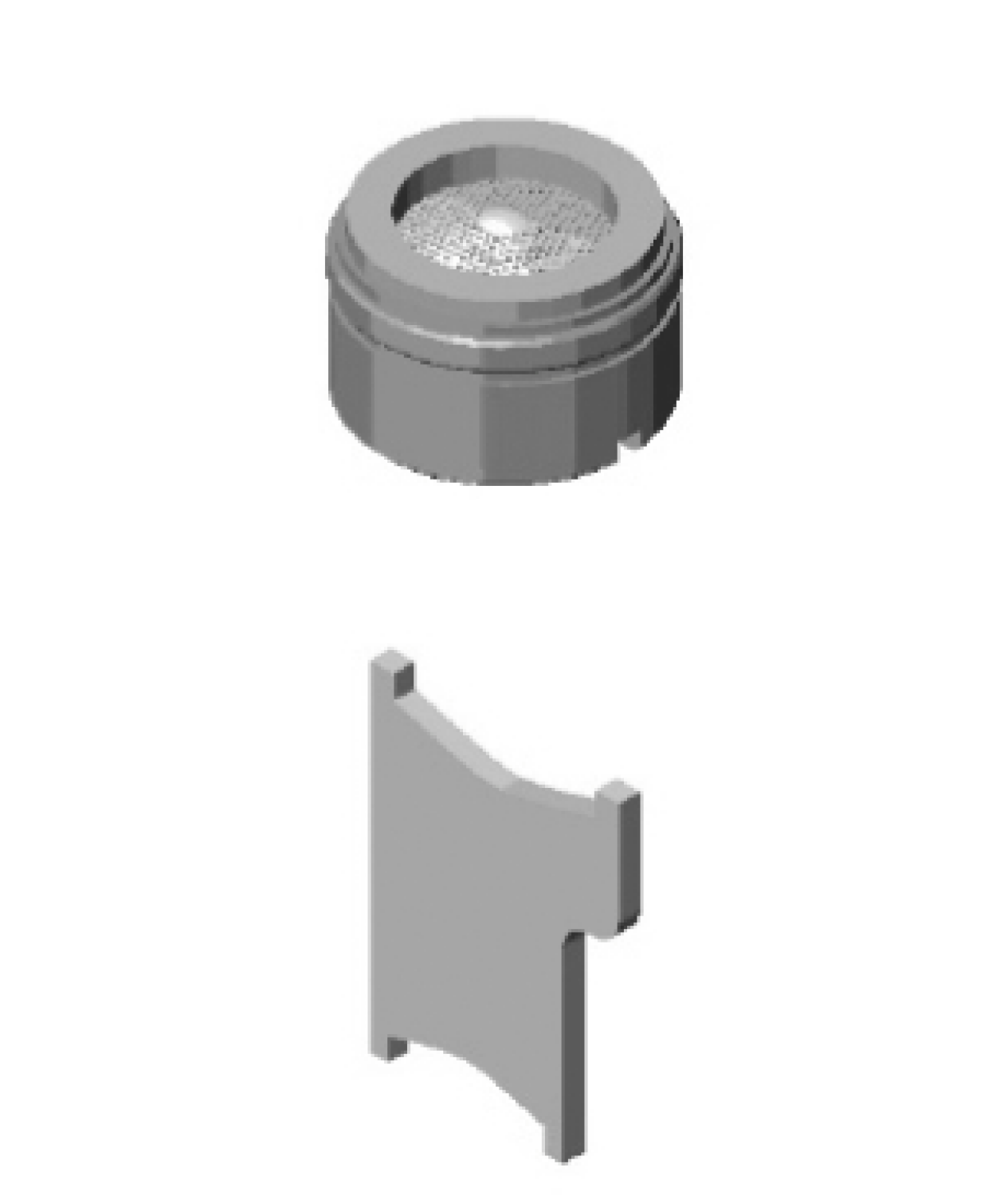 DO Luftsprudler ET 90230102607 M24x1 8,0 l/min. Platin gebürstet