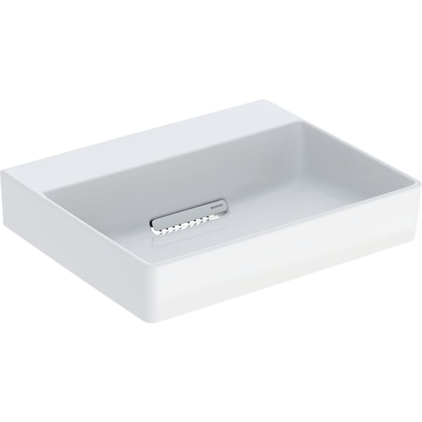 Geberit ONE AS-WT eckig, 50x41cm, CleanDrain o. Hl., o. Ül., weiß, KeraTect/weiß glzd