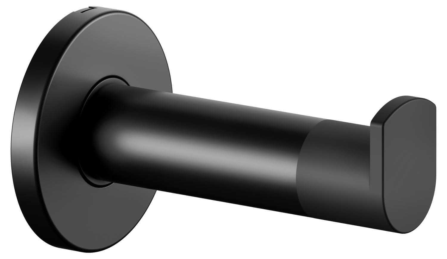 KEUCO Handtuchhaken Plan 14911, kpl. m. Türpuffer, schwarz