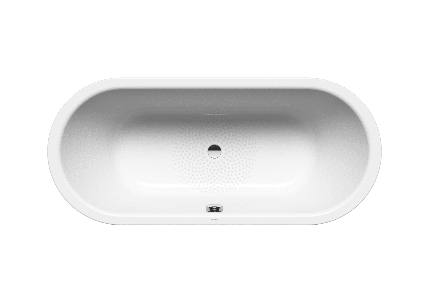 KA BW CLASSIC DUO OVAL Mod.116,1700x700 mm,alpinweiß,Antislip