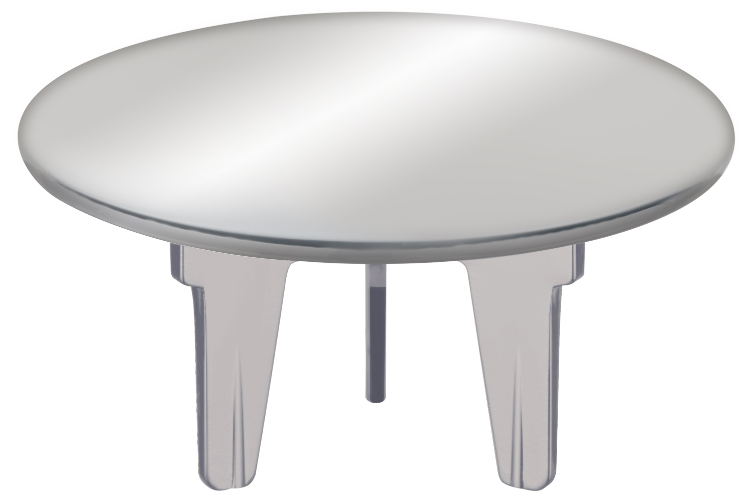 KEUCO Haube Armaturenzubehör 59903, für Schaftventil, Aluminium-finish