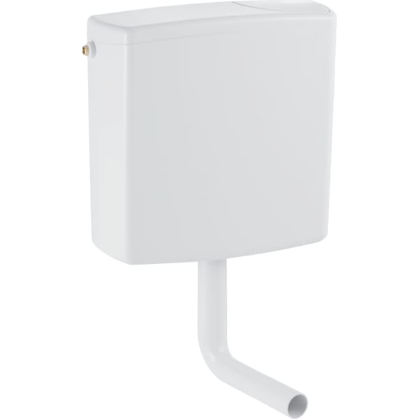 Geberit AP140 AP-Spülkasten Spül-Stopp-Sp tiefh. WA li/mi/re, weiß-alpin