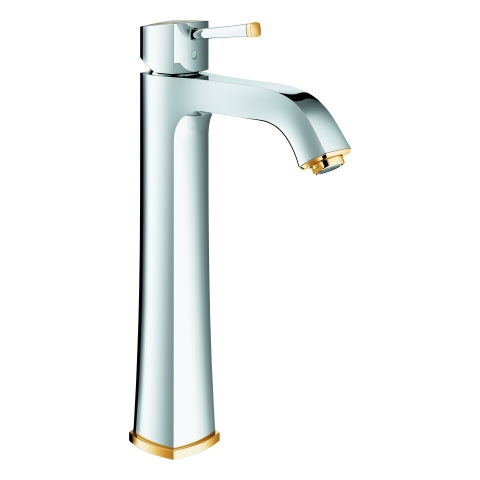 GROHE EH-Waschtischbatterie Grandera 24371 für freist. Waschsch. chrom/gold