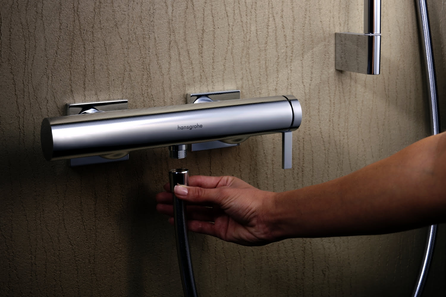 Hansgrohe Brausemischer Aufputz Tecturis E chrom