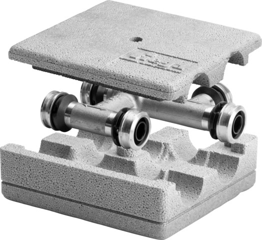 Viega Kreuzungs-T-Stück mit SC Raxofix 5349 in 25mm x 16mm x 25mm Messing
