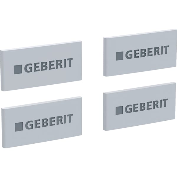 Geberit Set Deckkappen für Scharniere für Geberit ONE Spiegelschrank