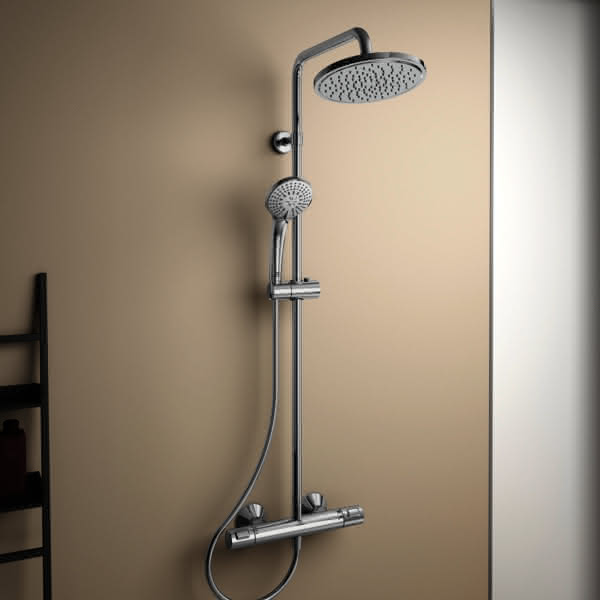 IS Duschsystem Ceratherm T25 mit Brausethermostat Chrom