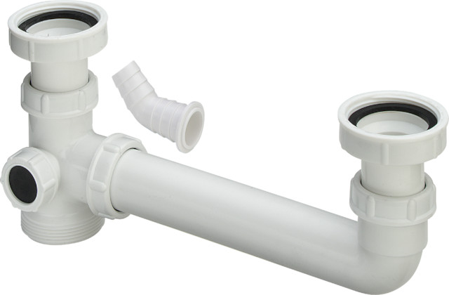 Viega Ablaufverbindung 794.1 in G2 x G2 x 80-285mm Kunststoff weiss