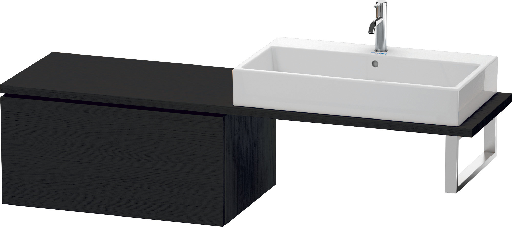 Duravit US für Konsole L-Cube 400x820x548mm 1 Auszug, Eiche Schwarz