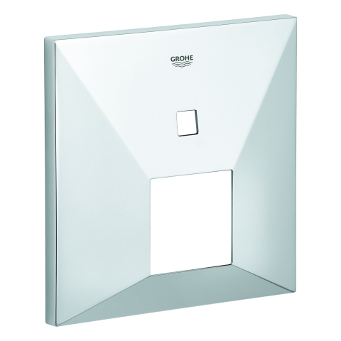 GROHE Rosette 48437 eckig für EHM- Fertigmontagesets 2 ASV chrom