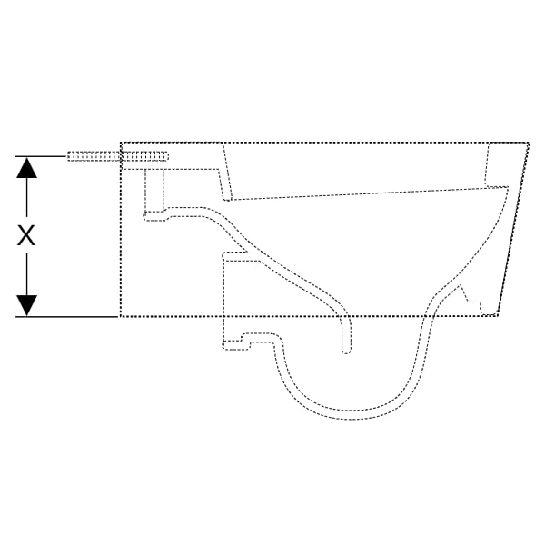 Geberit Abstützungsset für WC-Keramiken mit kleiner Auflagefläche
