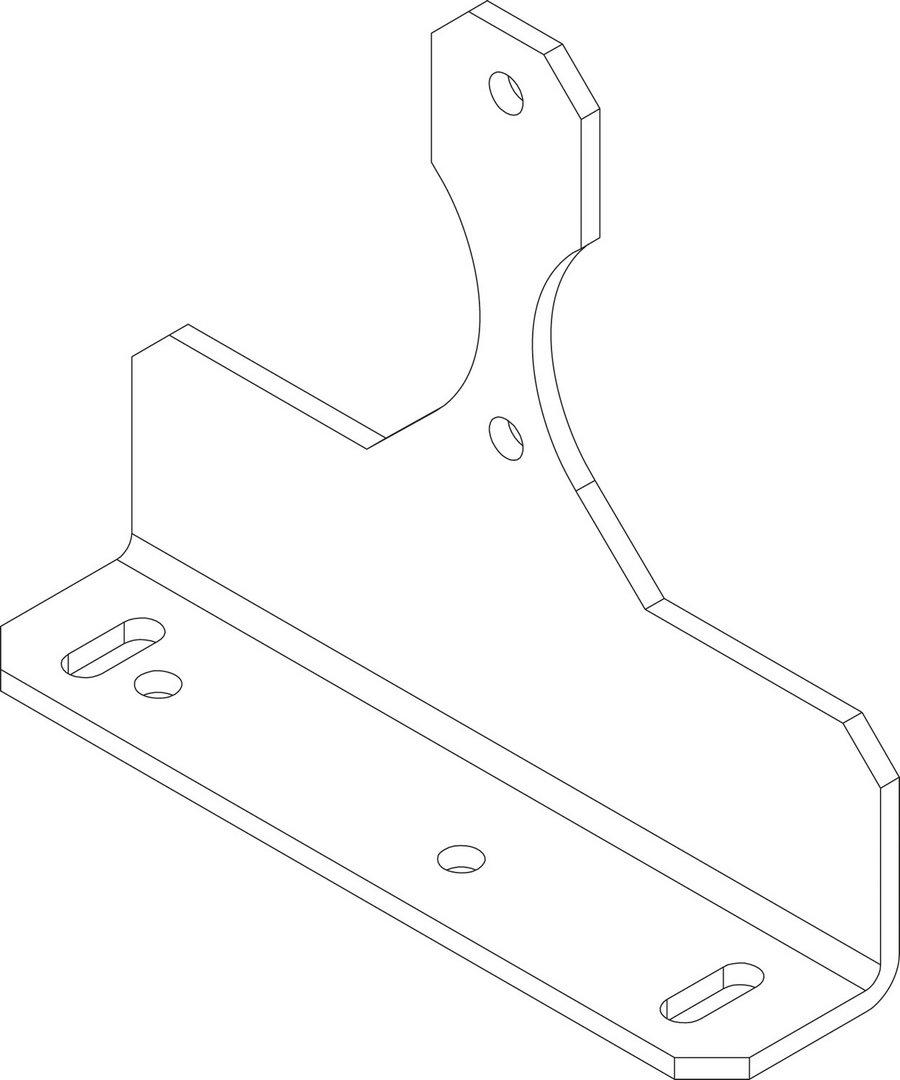 BOSCH Ersatzteil TTNR: 8738206728 Montage Schiene für Sockel 24-40kW