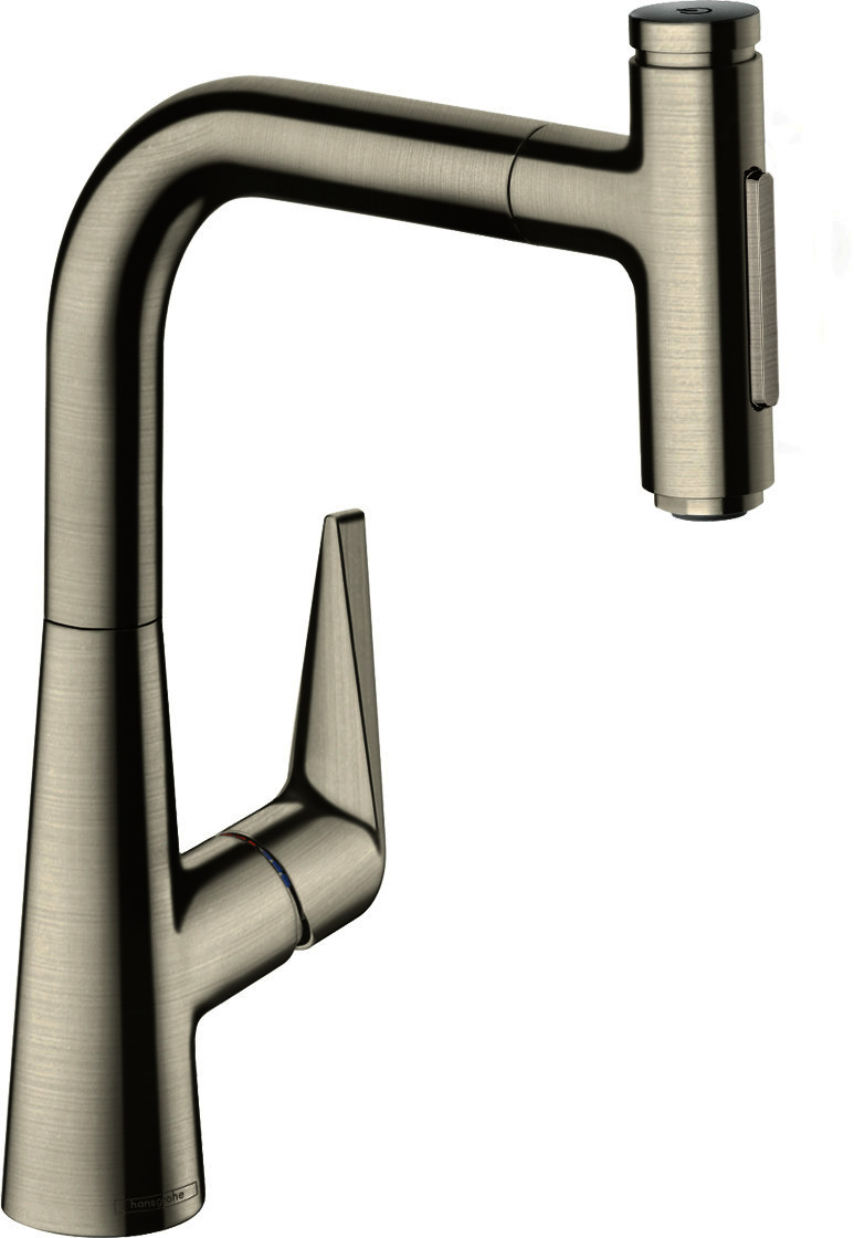 Hansgrohe Spültischmischer 220 Talis Select M51 Ausziehbrause 2jet sBox edelstahl-optik