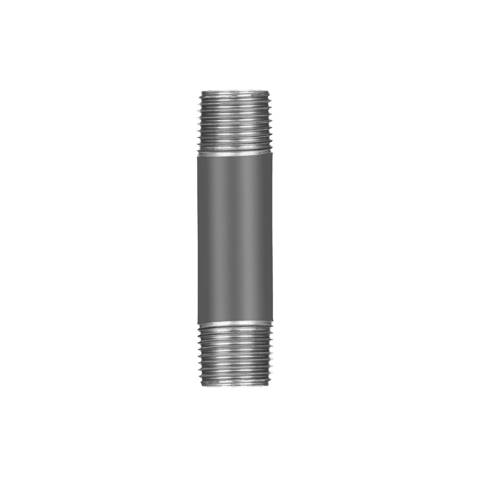 gebonipple, Rohrdoppelnippel Rohrdoppelnippel 1" x 120 mm - schwarz gebonipple, Rohrdoppelnippel Rohrdoppelnippel 1" x 120 mm - schwarz