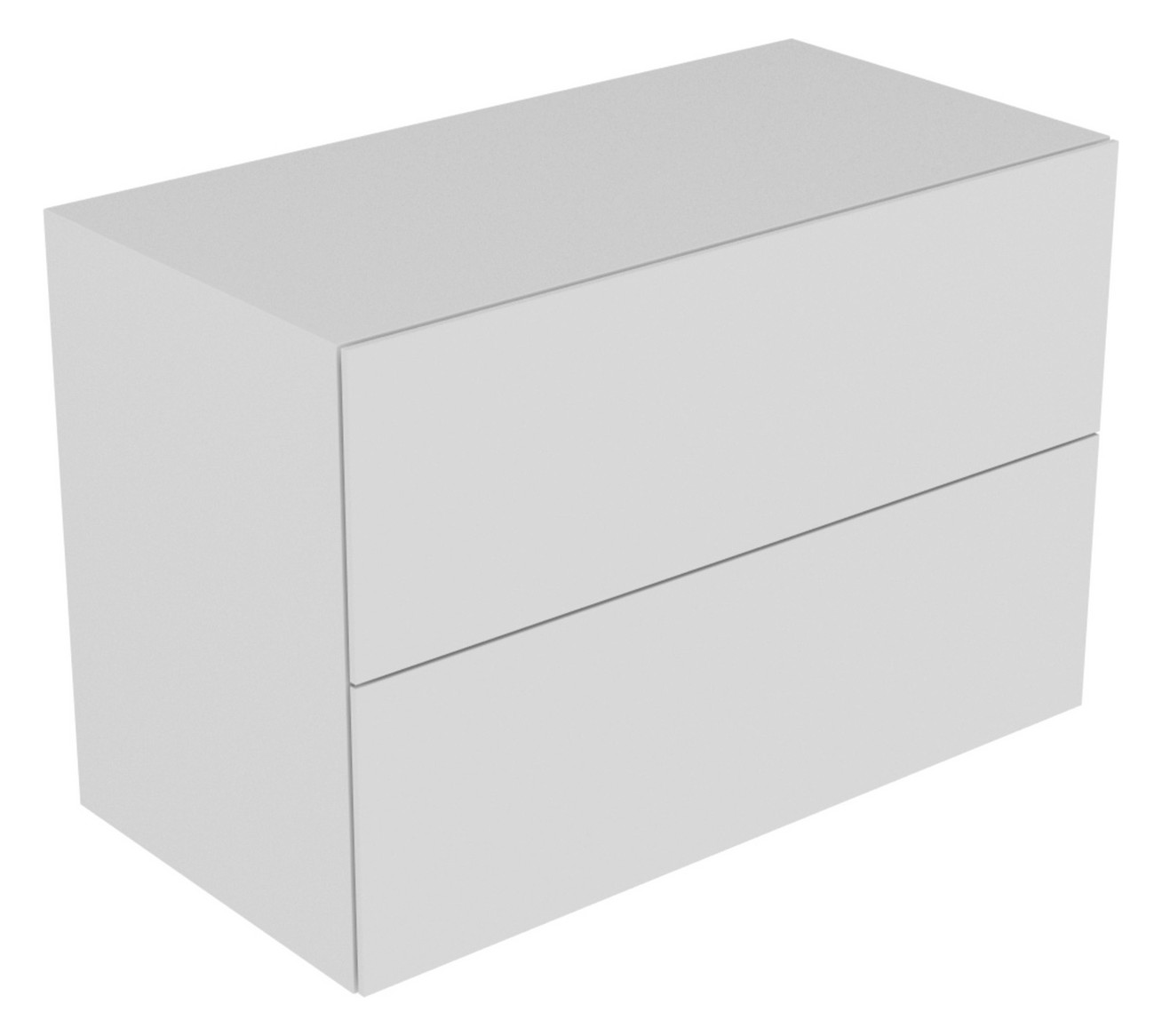 KEUCO Sideboard Edition 11 31325, Beleucht. 2 Auszüge, schwarz gebürstet
