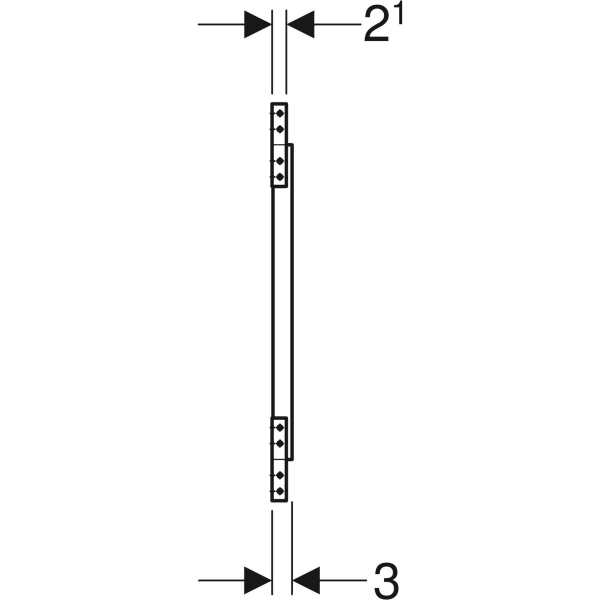 Geberit Duofix Montageplatte aus Holz Universal