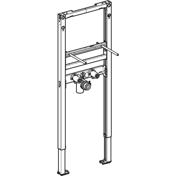 Geberit Duofix Element f. WT, 112cm schmale Ausführung, Standarmatur