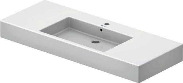 DU Möbelwaschtisch Vero 1250 mm mit ÜL, mit HLB, 1 HL, weiß