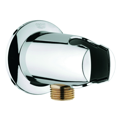 GROHE Wandanschlussbogen Movario 28406 DN15 eigensicher mit Brausehalter chrom GROHE Wandanschlussbogen Movario 28406 DN15 eigensicher mit Brausehalter chrom
