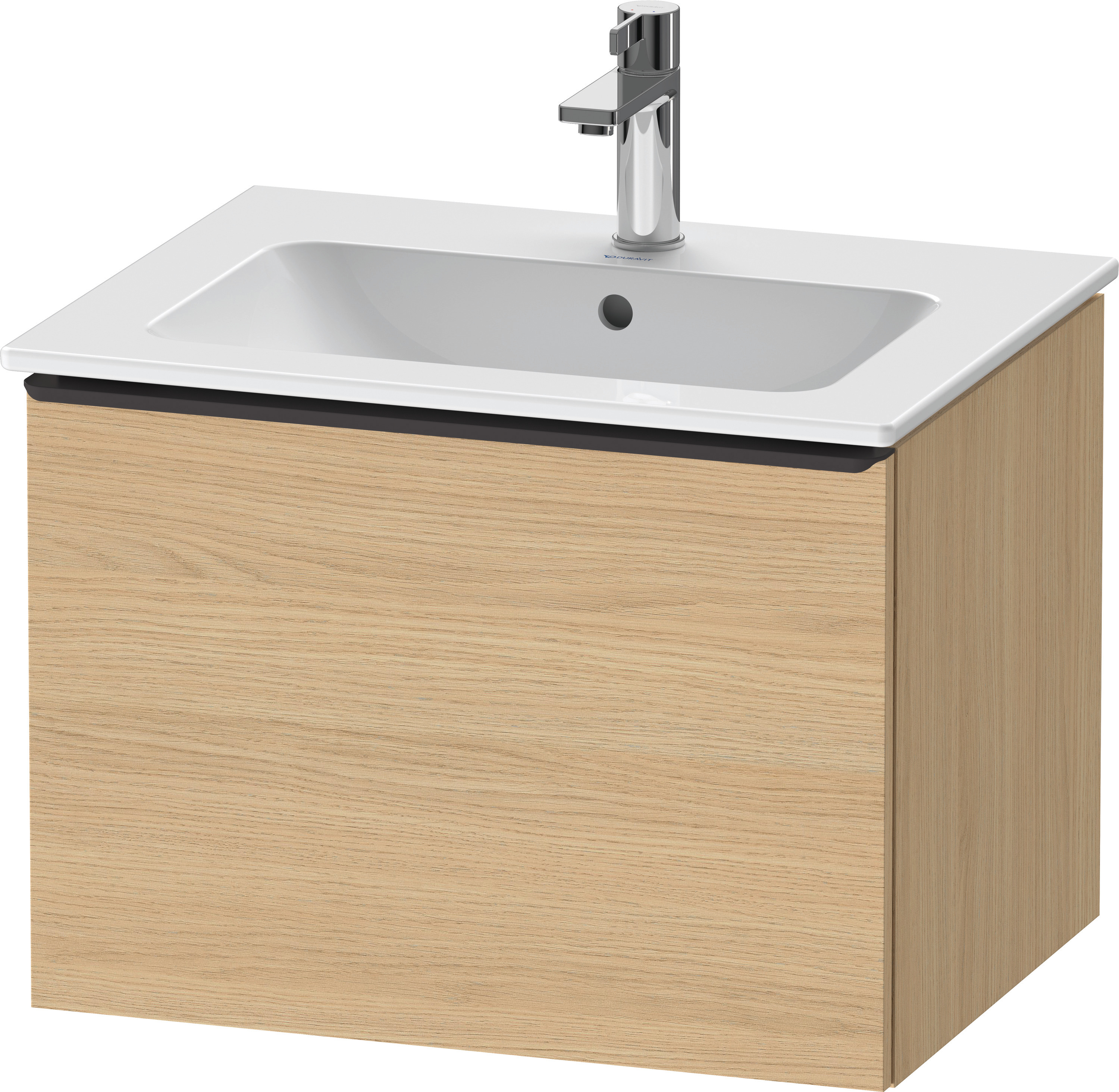 Duravit D-Neo WTU,Wdh,Ausz:1,Gr:Diamant Schw. 610x462x440mm,Natur Eiche Matt,Dekor