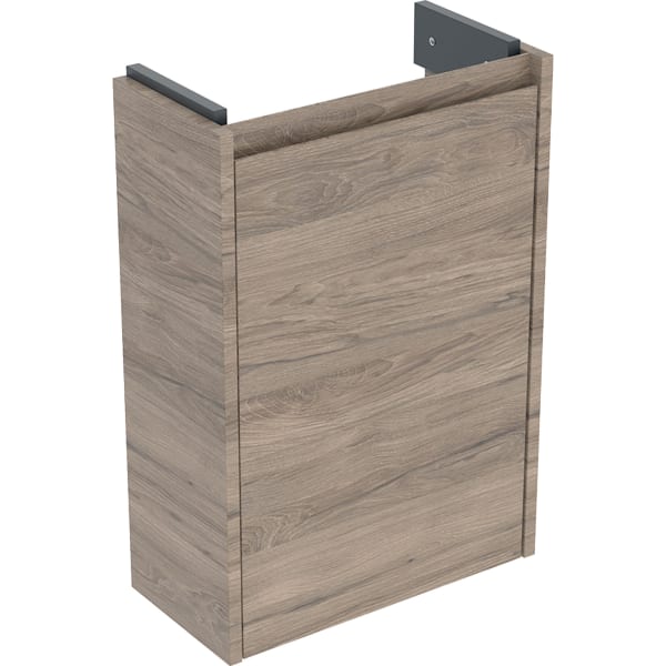 Geberit Renova Compact US für HWB, mit 1 Tür 41,2x60,5x20,1cm, Nussbaum hickory
