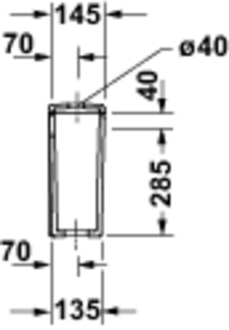 Duravit D-Code Spülkasten 6/3L, UWL-Kl.2 Wasseranschl. unten L, Weiß Hochglanz