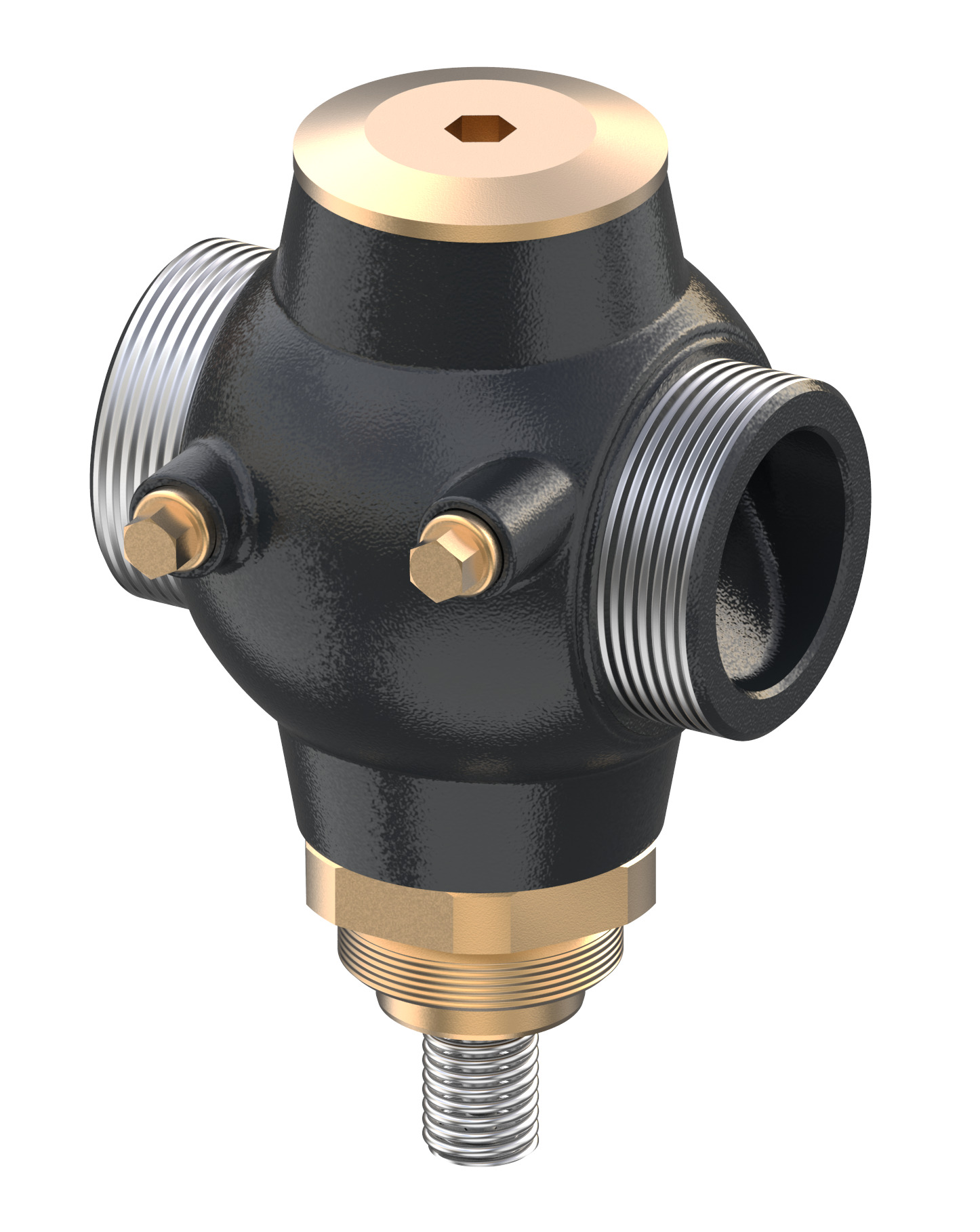 Danfoss Durchgangsventil VG DN40 Kvs 16, PN25, GGG-40,3, AG