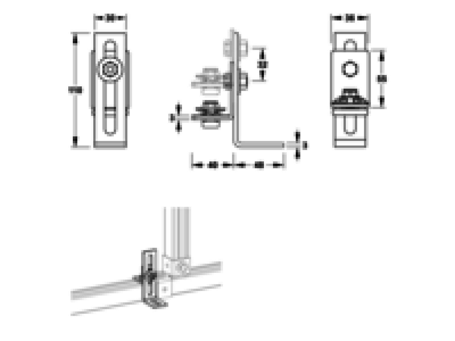 nextVIT Wand- und Bodenmontagewinkel EC