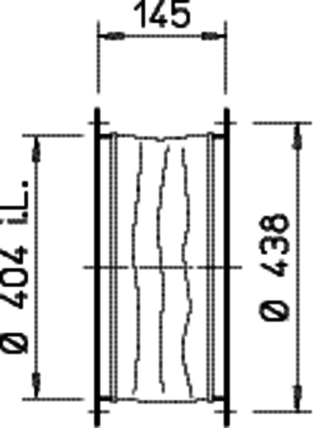 Helios STS 400 Flexible Verbindung mit 2 Rohrflanschen