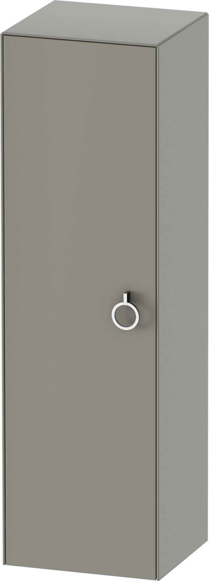 Duravit Halbhochschrank White Tulip,m.Griff TA l.,1320x400x360,Steingrau Seidenm.