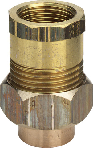 Viega Rohrverschraubung 94340G konischdichtend in 15mm x Rp3/4 Rotguss