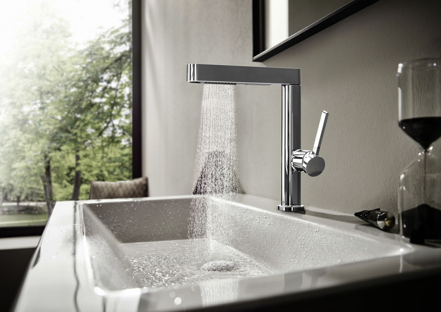 Hansgrohe Waschtischmischer 230 Finoris Ausziehbrause 2jet chrom