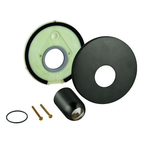 GROHE Rosette 46904 hard graphite gebürstet
