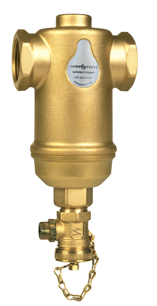 Spirotech Schlammabscheider SpiroTrap 1" IG, 10 bar, 110 Grad Spirotech Schlammabscheider SpiroTrap 1" IG, 10 bar, 110 Grad
