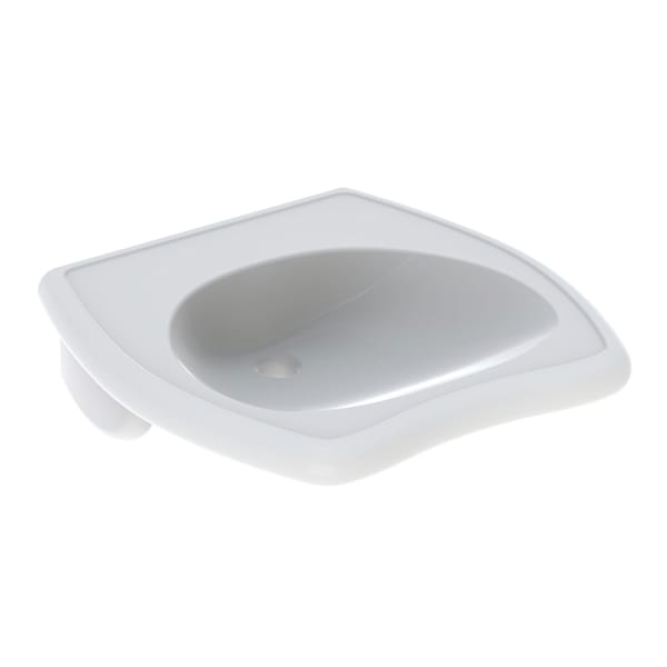 Geberit Vitalis WT, barrierefrei, 55x55cm o. Hl., o. Ül., weiß, KeraTect