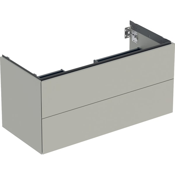 Geberit ONE Unterschrank für WT/-Platte 2 Schubl., 103,6x50,4x47cm, greige matt
