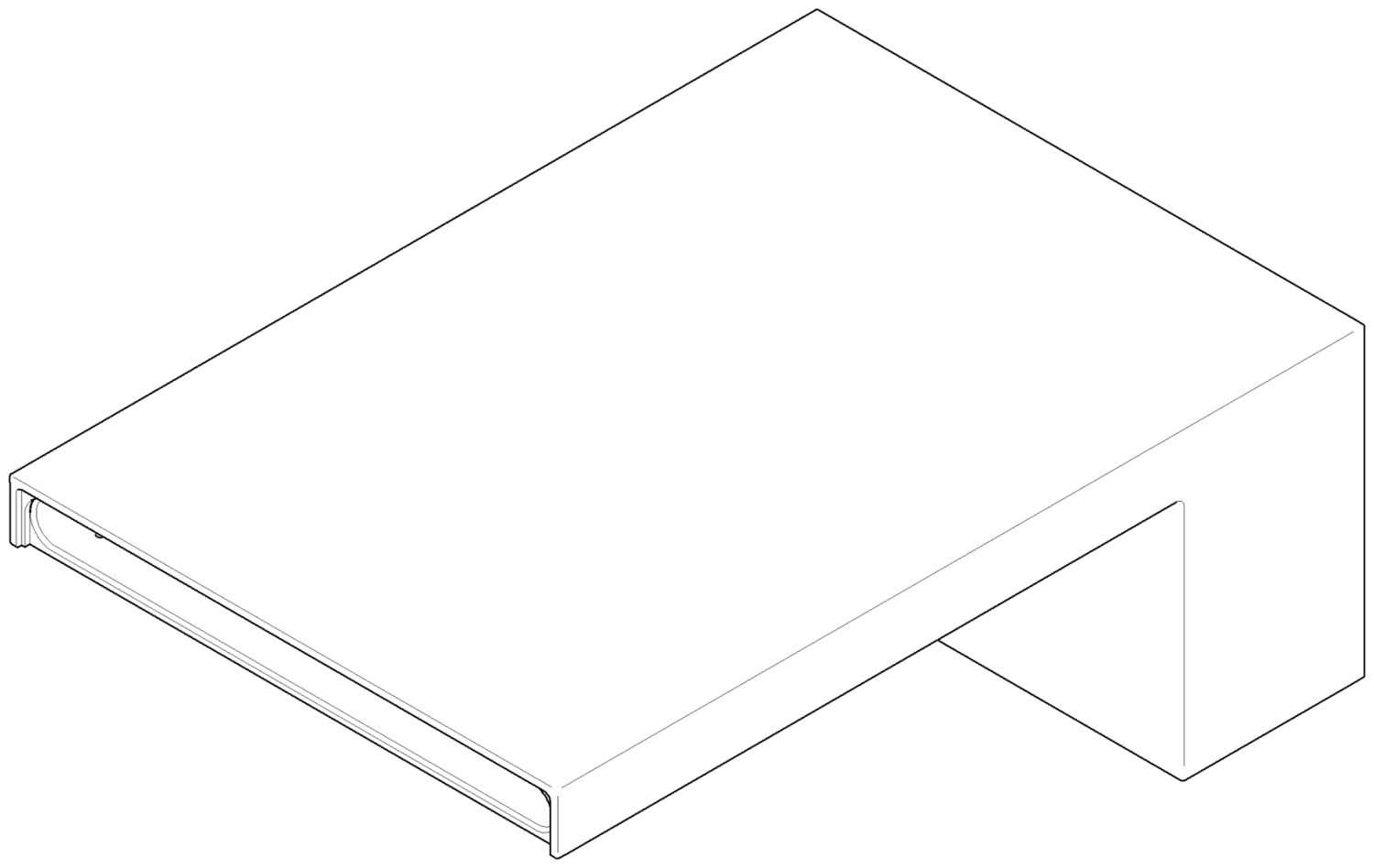 DO Auslauf ERSATZTEILE 091174040 180 x 100 x 265 mm Chrom