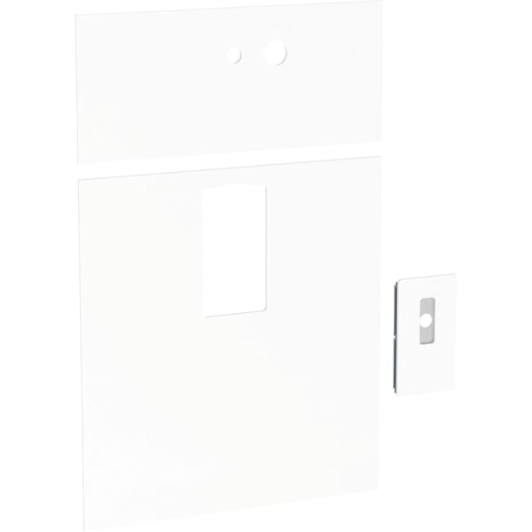 Geberit Frontverkleidung für Geberit Monolith für WT, B: 73cm 10re Glas weiß