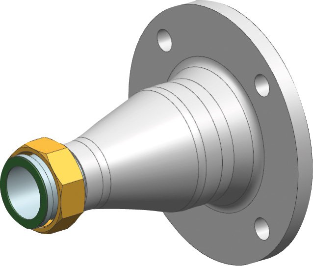 BOSCH Installationszubehör AP 6-3 Pumpenanschluss DN65 / PN 6 / G 1 1/2"