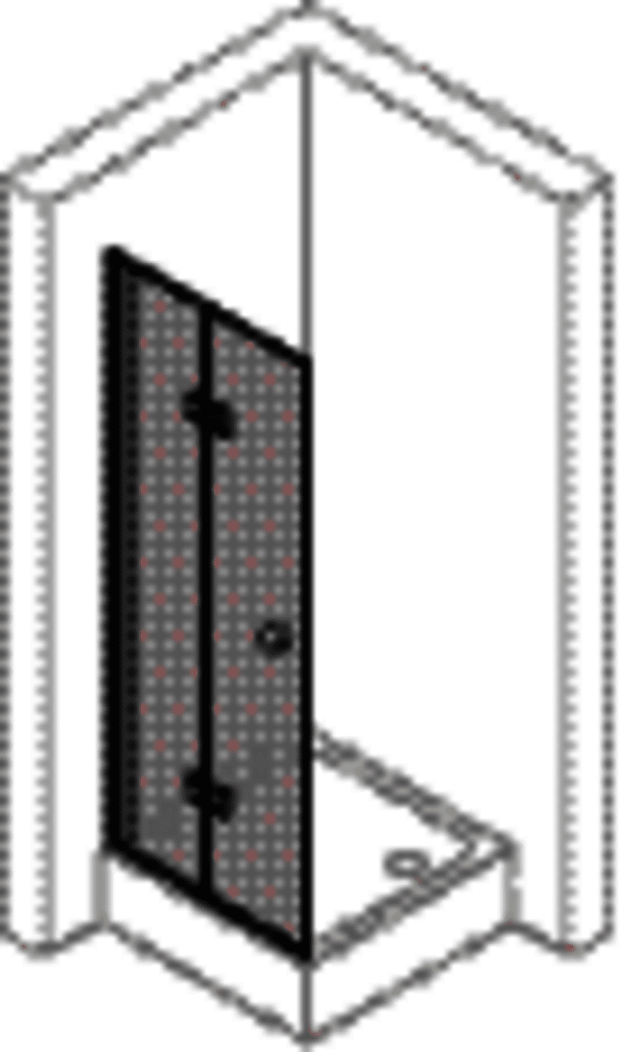 Schwingfalttür 90x190cm, Bef.re,Int. AP 501 DESIGN 510961087375 si-matt