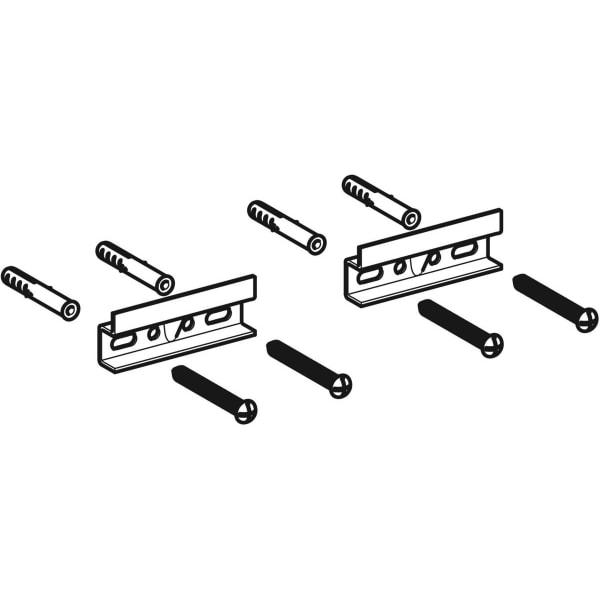 Geberit Aufhängeplatten Befestigungs Set für Spiegelschrank Geberit Aufhängeplatten Befestigungs Set für Spiegelschrank