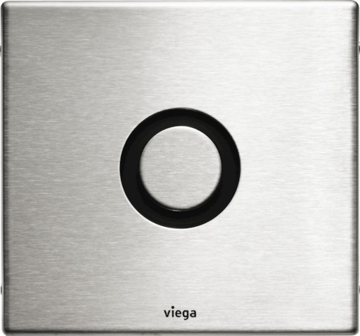 Viega Ausstattungsset Visign for Public 8326.55 in Edelstahl gebürstet