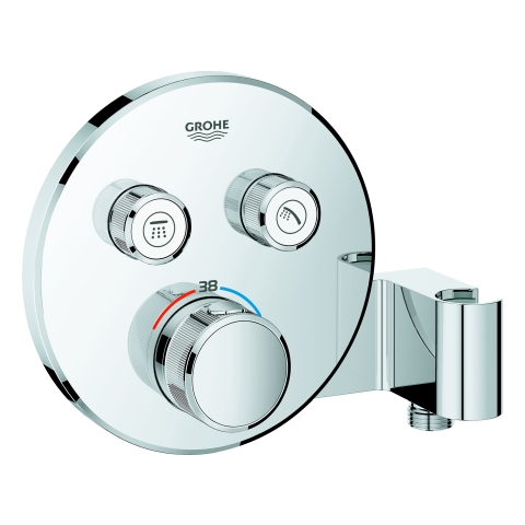 GROHE THM GRT SmartControl 29120 FMS rund 2 ASV Brausehalter chrom