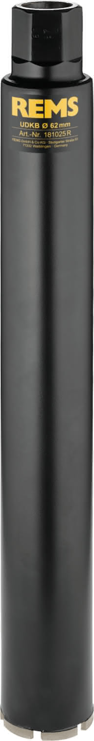 REMS Universal-Diamant-Kernbohrkronen 62 x 420 x UNC 1 1/4 REMS Universal-Diamant-Kernbohrkronen 62 x 420 x UNC 1 1/4