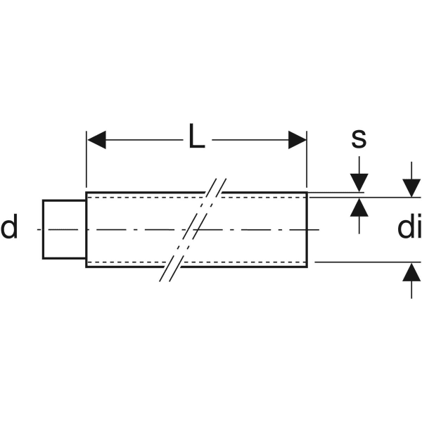 Geberit Dämmschlauch aus PE d110/135